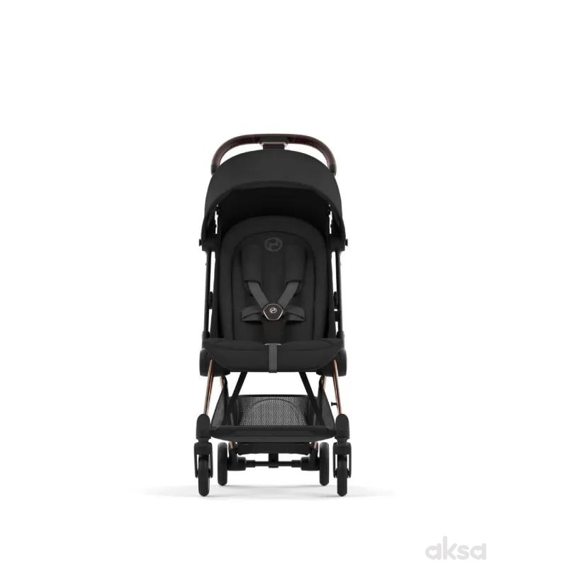 Cybex kolica Coya, Sepia Black (rosegold ram)