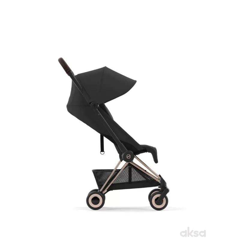 Cybex kolica Coya, Sepia Black (rosegold ram)