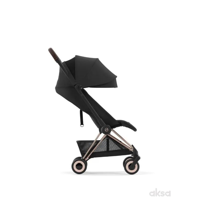 Cybex kolica Coya, Sepia Black (rosegold ram)