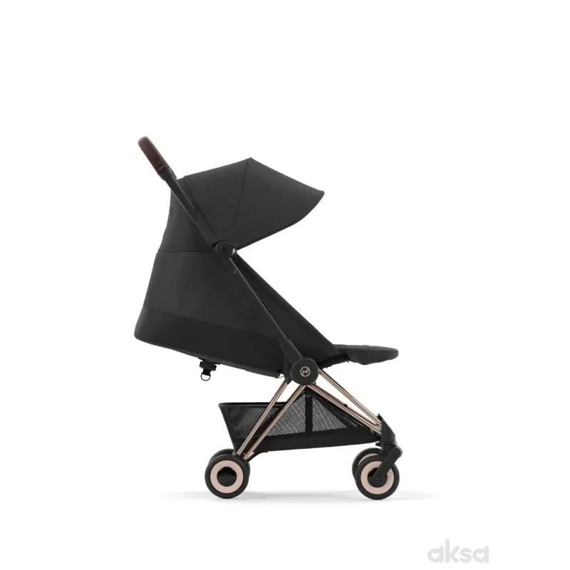 Cybex kolica Coya, Sepia Black (rosegold ram)