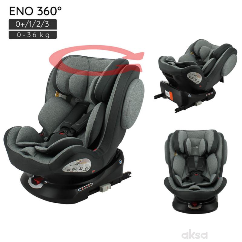 Nania a-s Eno 360° Isofix 0/1/2/3 (0-36kg), Grey 