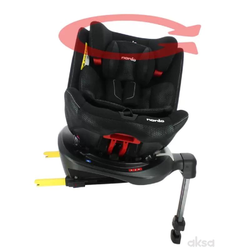 Nania a-s Ranger360° Isofix 0/1/2/3 (0-36kg),Black 