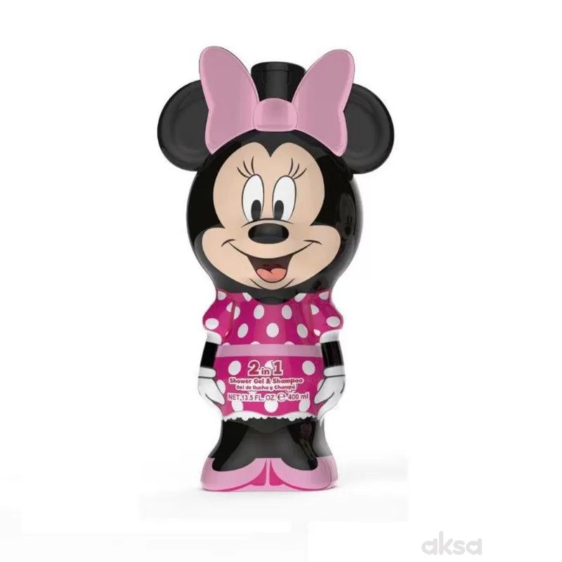 Minnie mouse gel za tuš.i šampon za kosu,2u1,400ml 