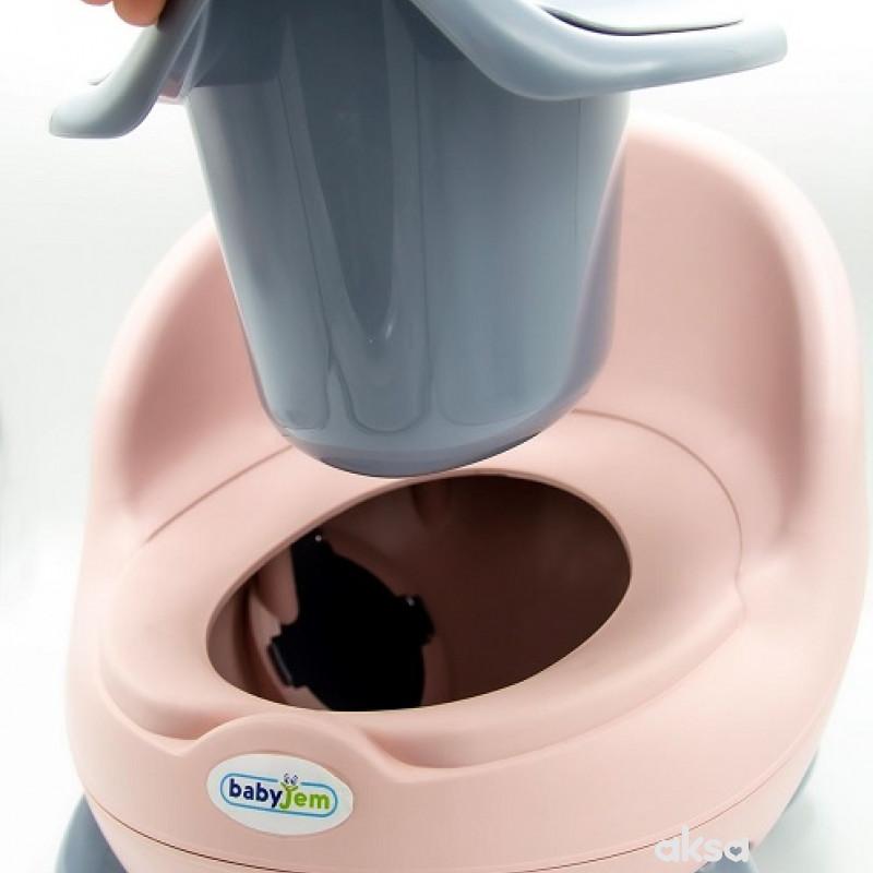 Babyjem noša potty pink/siva