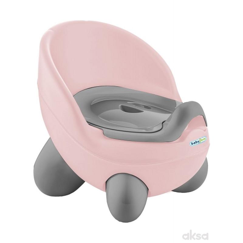 Babyjem noša potty pink/siva