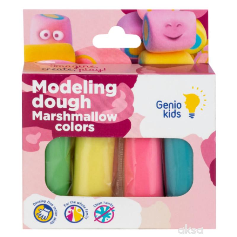 Dream Makers igračka plastelin, 4 marshmallow boje