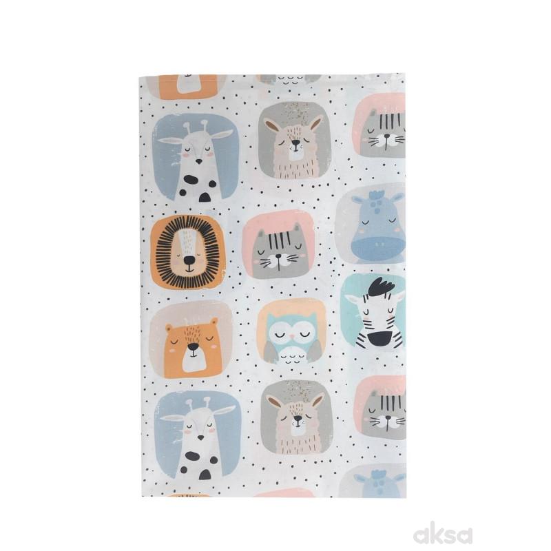 Lillo&Pippo čaršav 140x70 ,Životinjice 