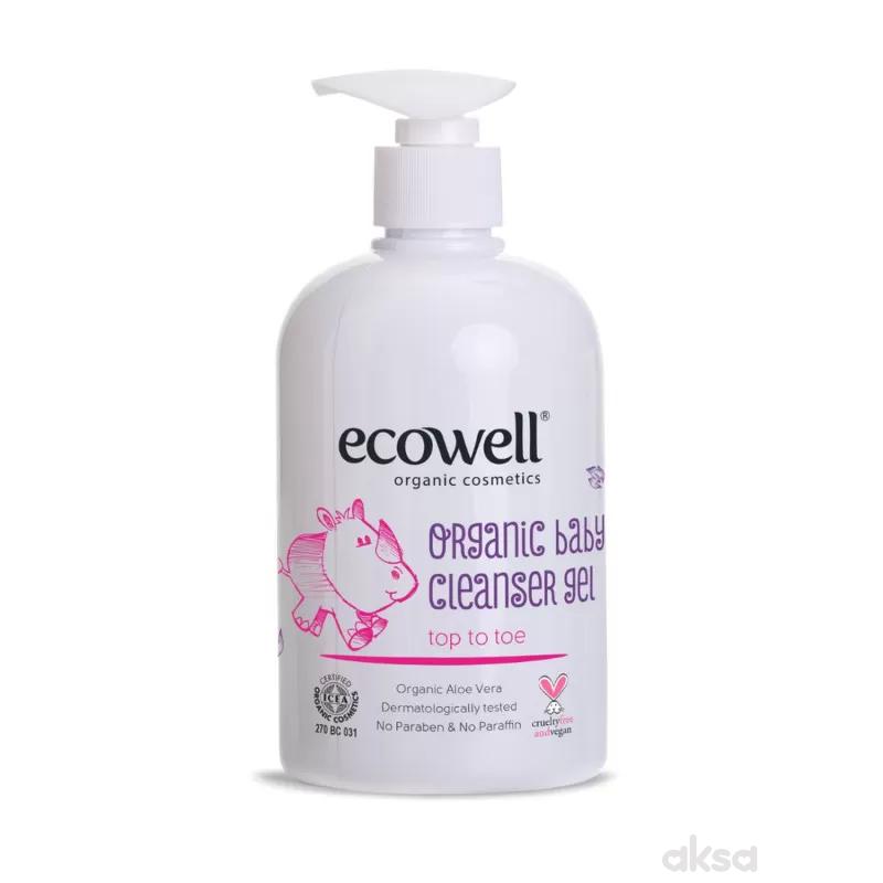 Ecowell organski gel za čišćenje kože beba 500 ml 