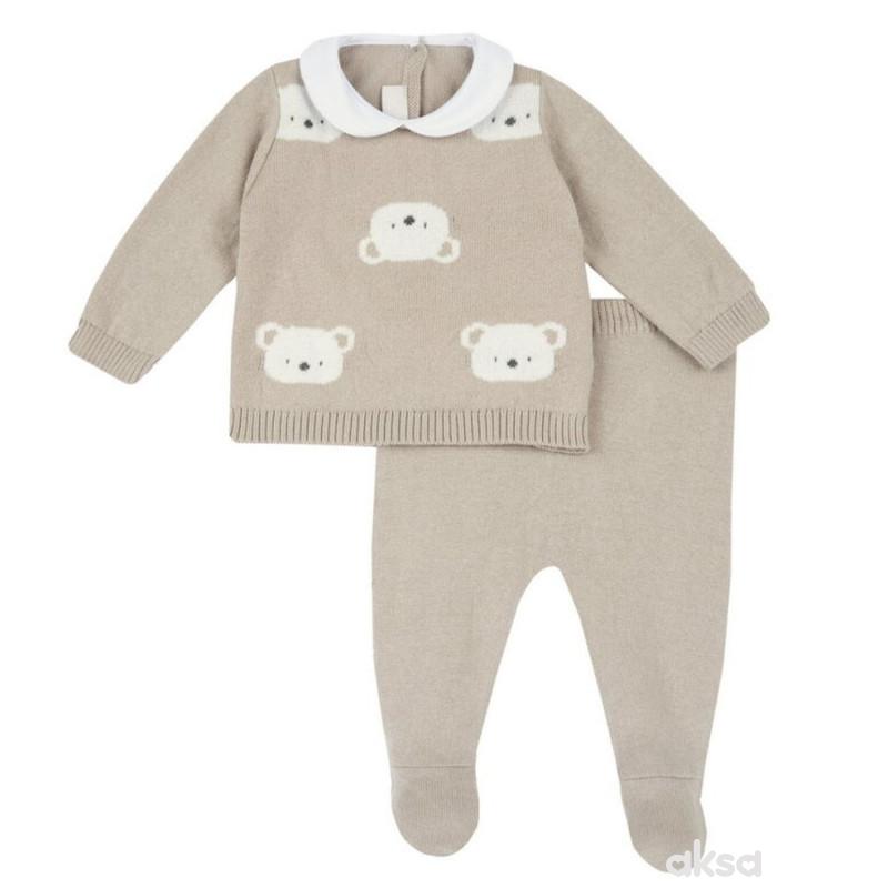 Chicco komplet 2/1 (majica dr, pantalone), unisex 