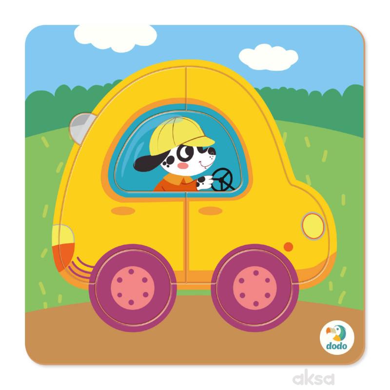 Dodo mini puzzle automobil 