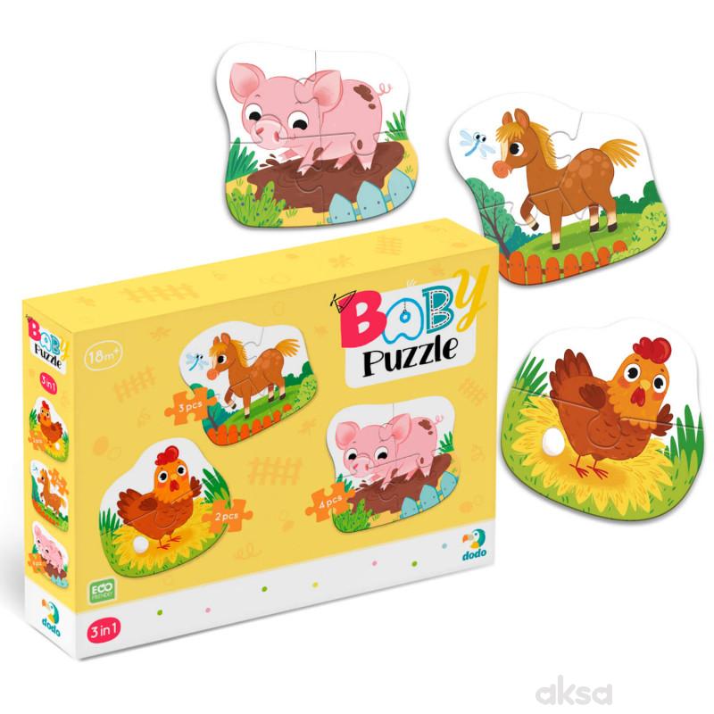 Dodo puzzle 3u1 dan na farmi 