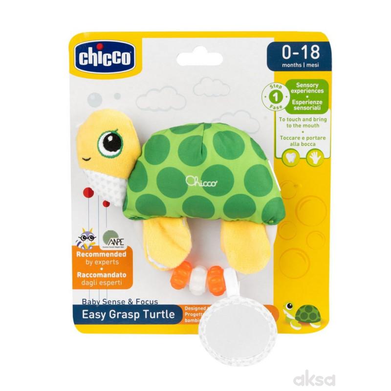 Chicco plišana igračka glodalica kornjača 