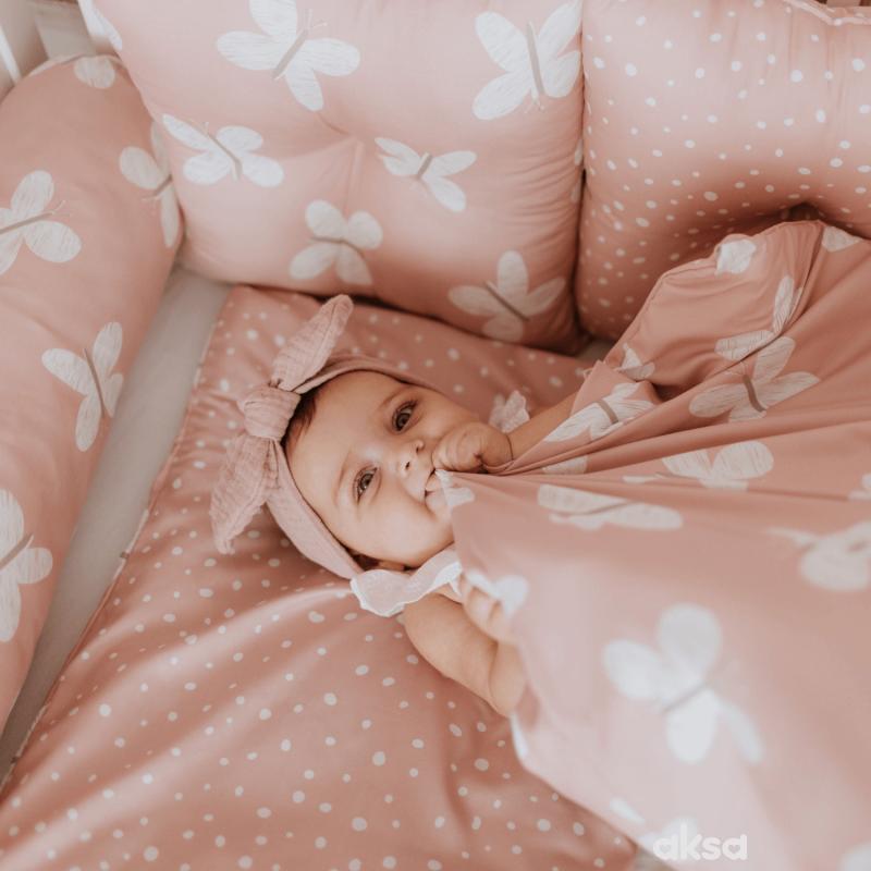Baby Textil punjena posteljina Leptirići 