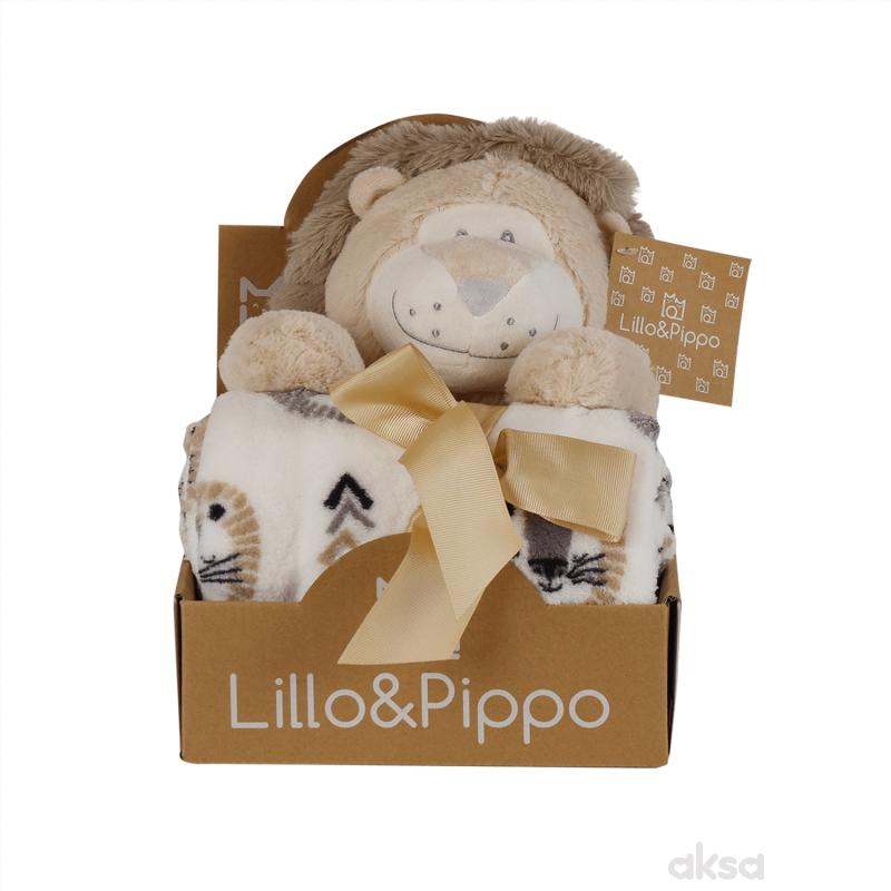 Lillo&Pippo ćebe sa igračkom, lav
