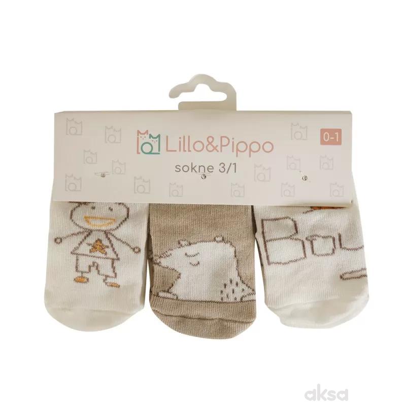 Lillo&Pippo sokne 3/1, dečaci 