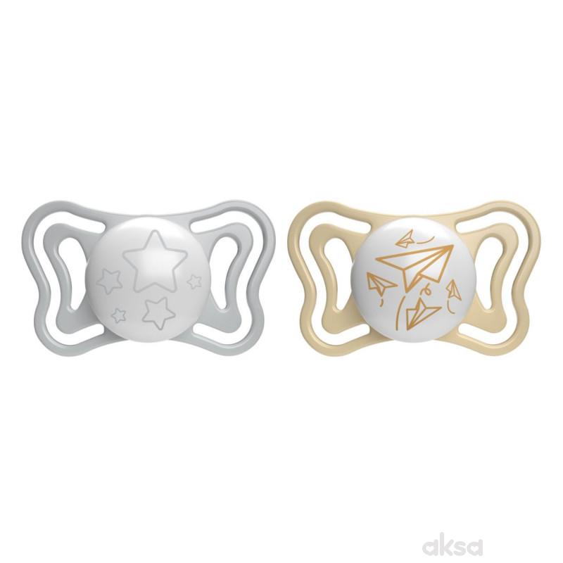Chicco laža Light noćna,silikon,6-16m,2kom