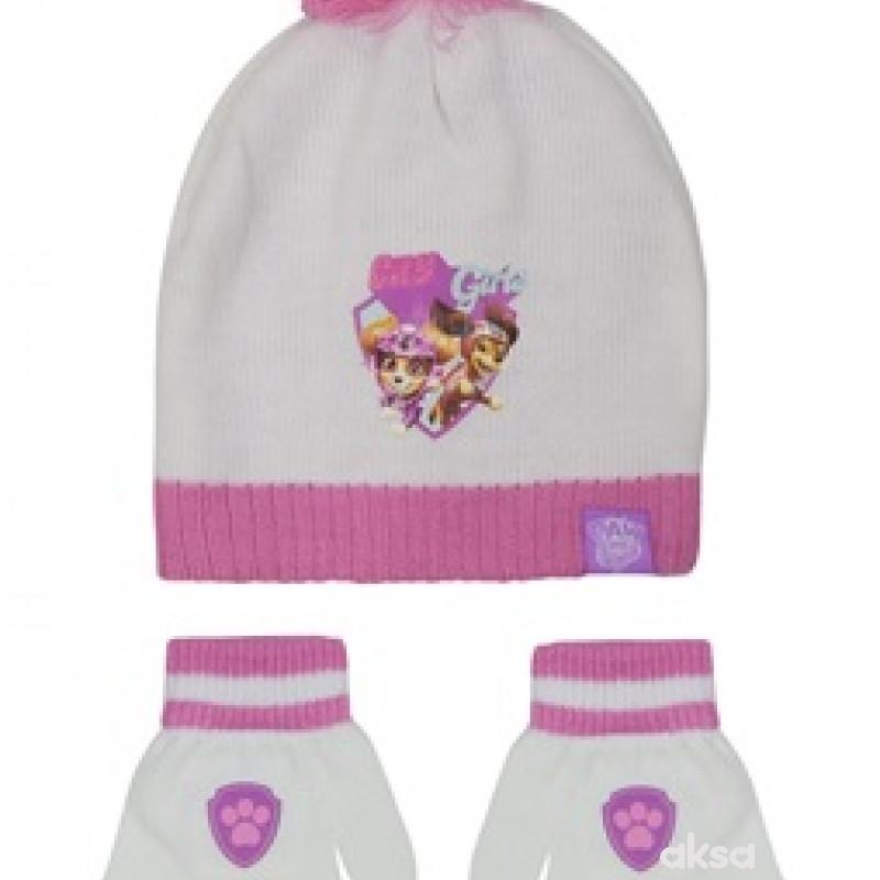 Stamion set (kapa, rukavice) Paw Patrol ,devojčice