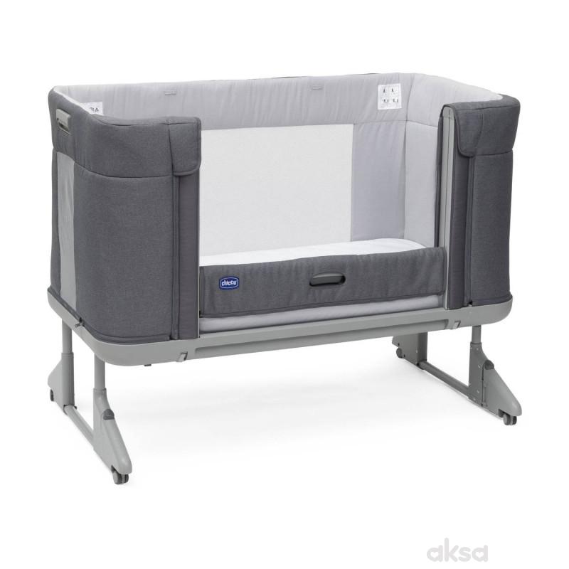 Chicco krevetac Next 2 Me Forever, Slate Grey