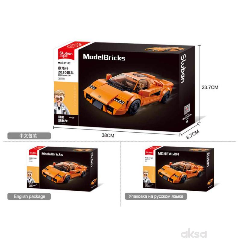Sluban kocke, sportski automobil
