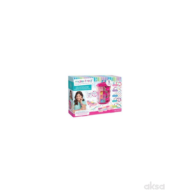 KREATIVNI TORANJ 5 U 1 SET ZA PERLE 