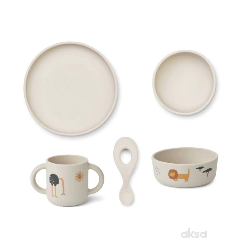 Liewood silik set za hr 4 pcs Vivi, Safari sandy