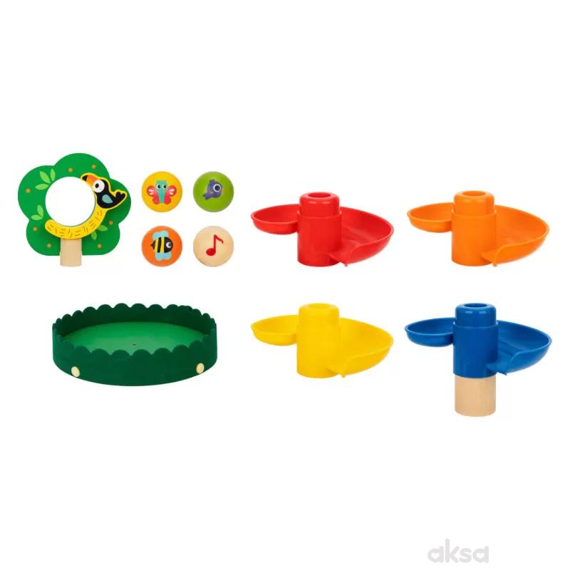 Tooky toy igračka tobogan sa lopticama
