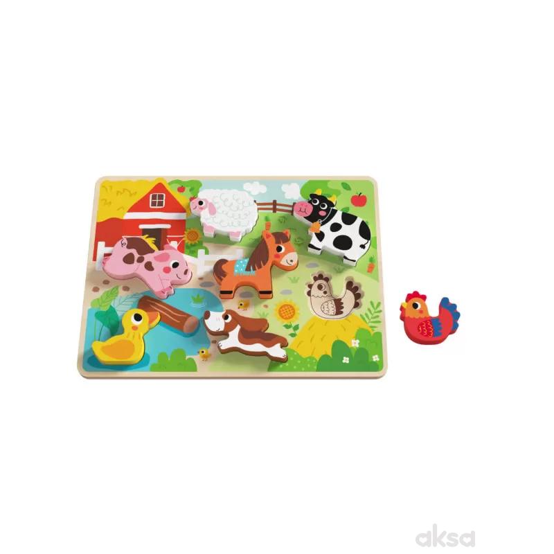 Tooky toy umetaljka - životinje sa farme