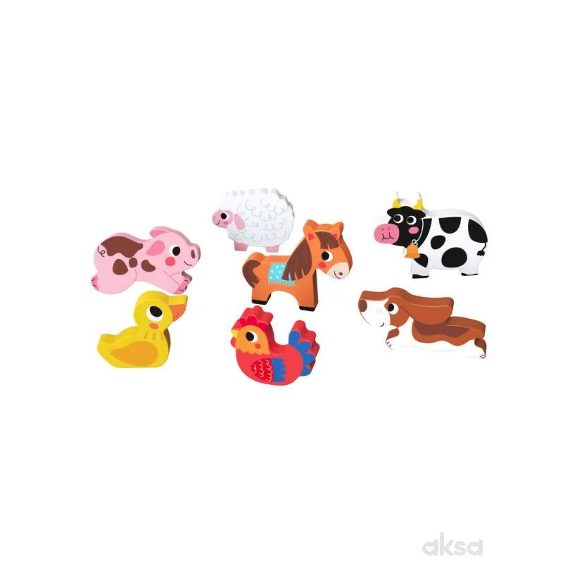 Tooky toy umetaljka - životinje sa farme