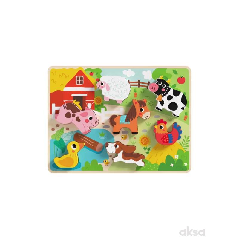 Tooky toy umetaljka - životinje sa farme