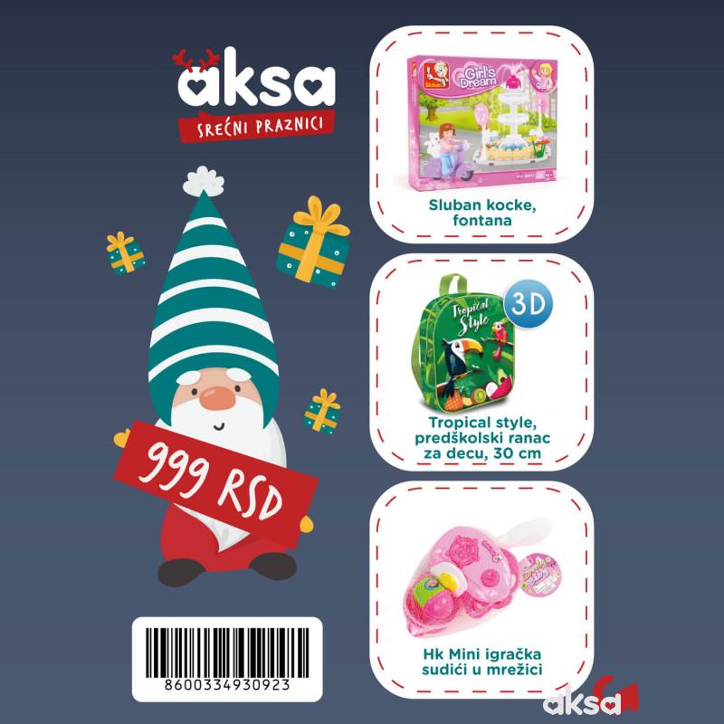 Novogodišnji paketić za devojčice 3+ no. 2-999 din