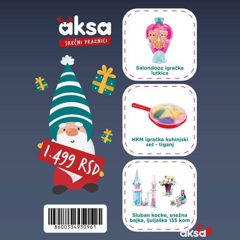 Novogodišnji paketić za devojčice 3+ no.1-1499 din