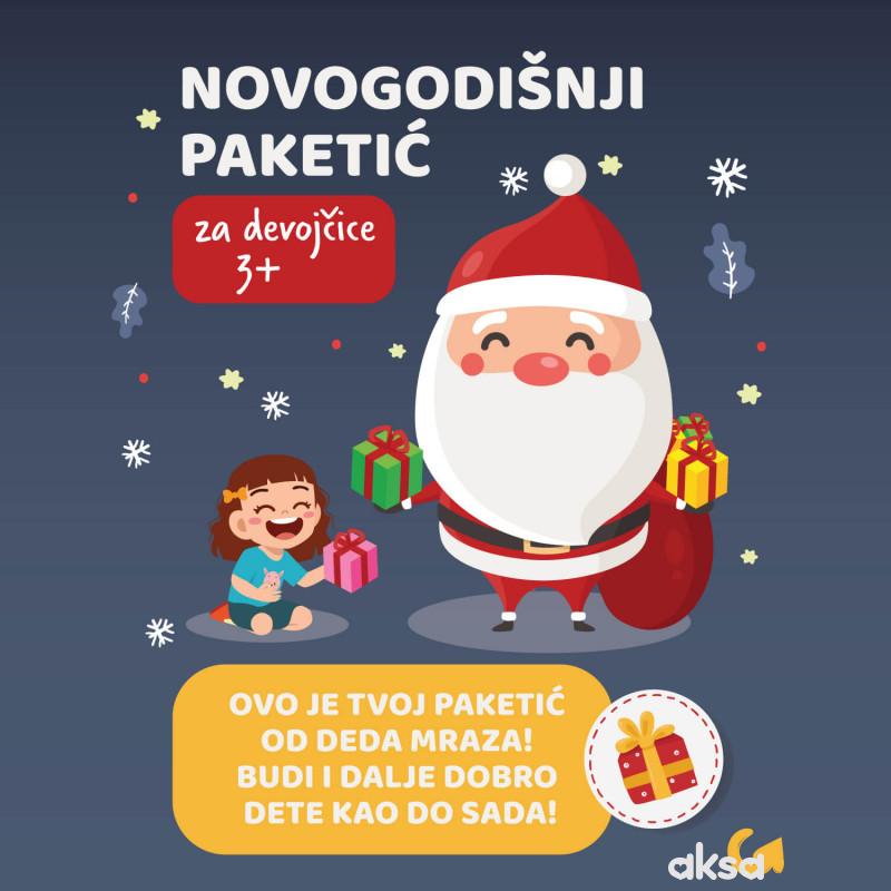 Novogodišnji paketić za devojčice 3+ no.2-1499 din