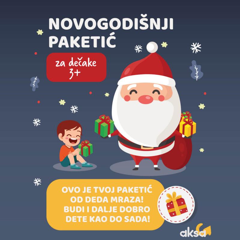 Novogodišnji paketić za dečake 3+ no. 1 - 999 din 