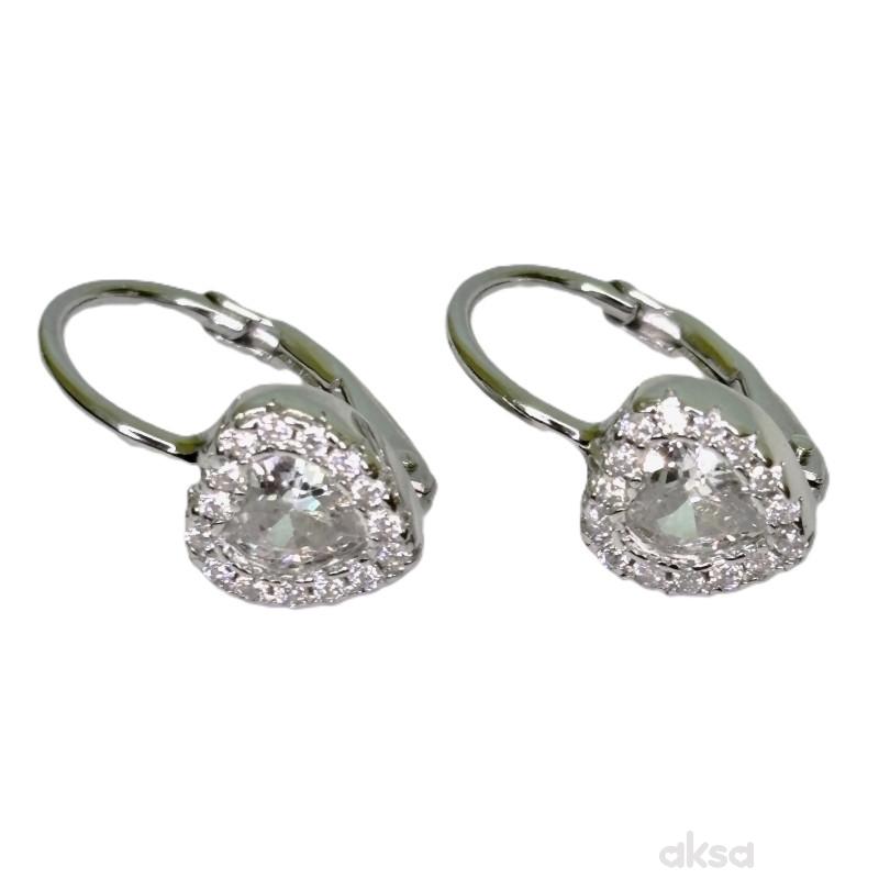 Silver line minđuše AE9983-CL 