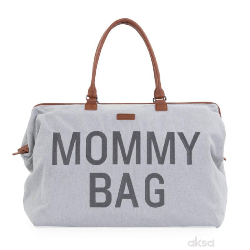 Child home Mommy Bag Big, Ručna torba canvas, grey 