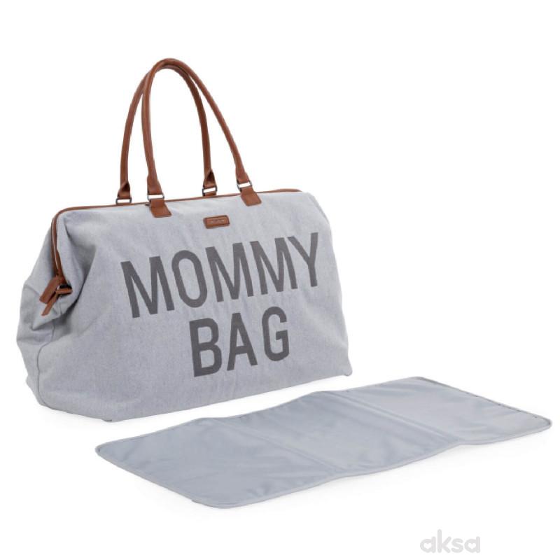 Child home Mommy Bag Big, Ručna torba canvas, grey 