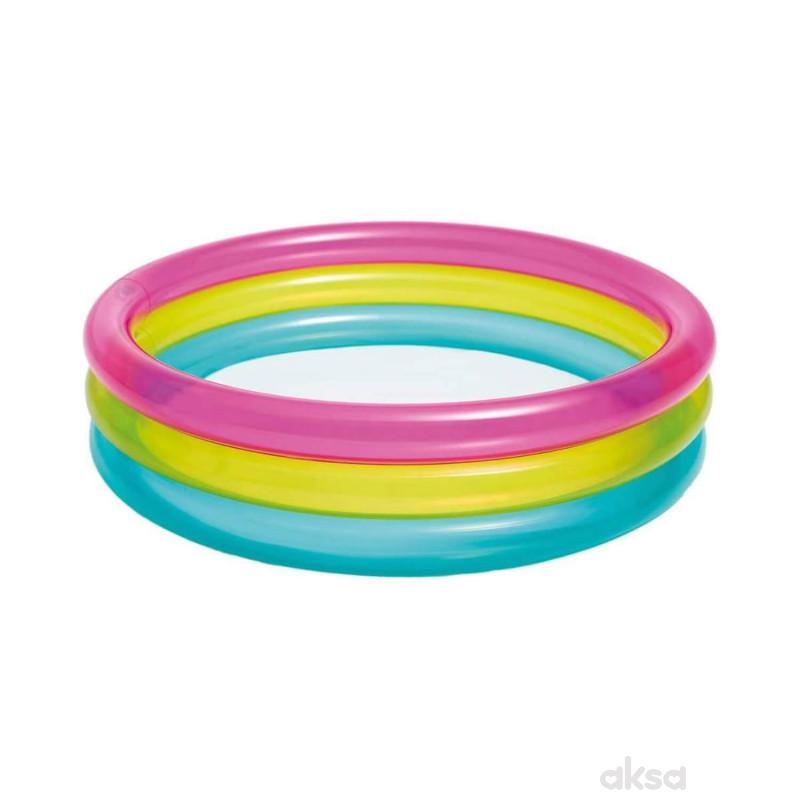 Intex dečiji bazen-tri prstena u bojama duge 