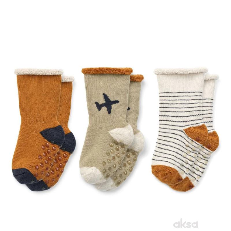 Liewood baby sokne 3 pcs Eloy, Gone flying mix
