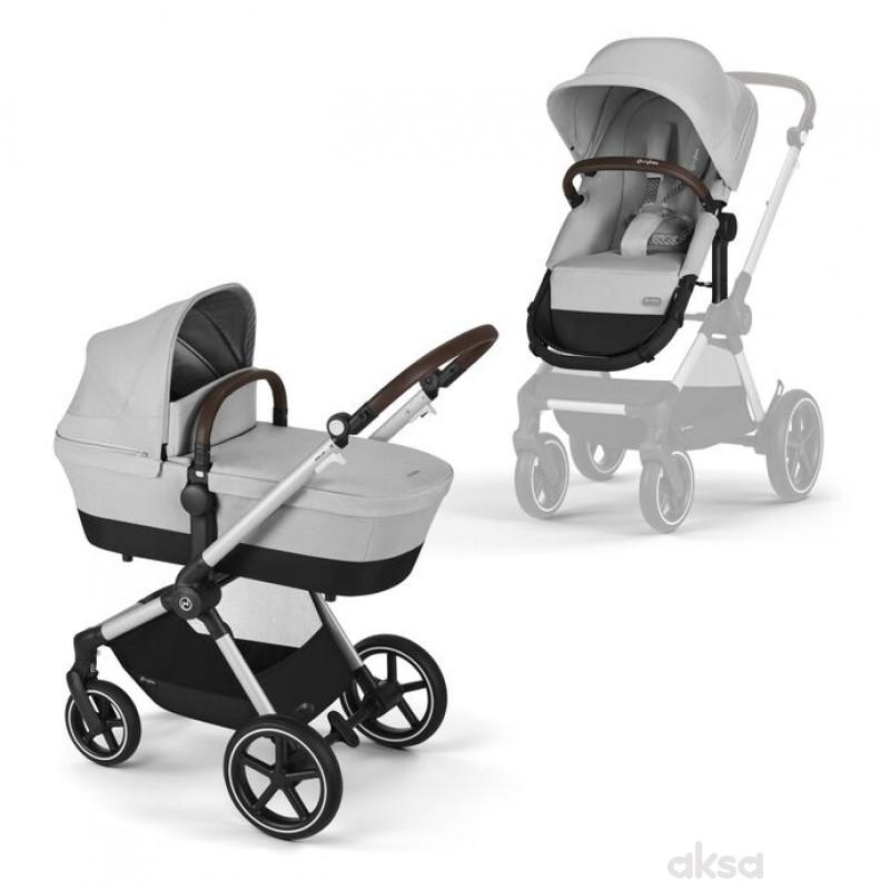 Cybex duo sistem Eos Lux Lava grey (Sivi ram)