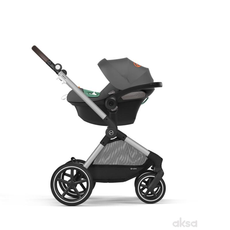 Cybex duo sistem Eos Lux Lava grey (Sivi ram)