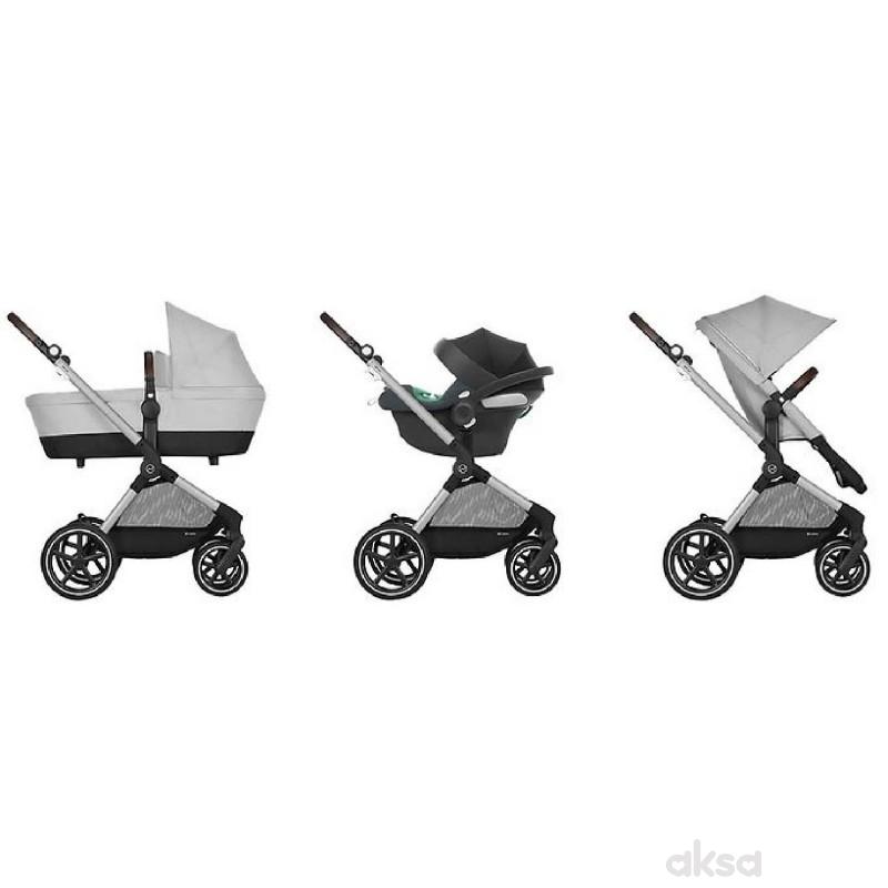 Cybex duo sistem Eos Lux Lava grey (Sivi ram) 