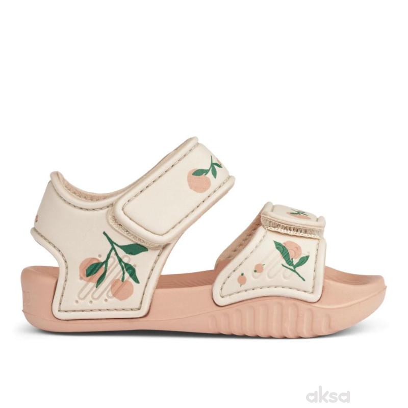 Liewood sandale Blumer, Peach/Sea shell