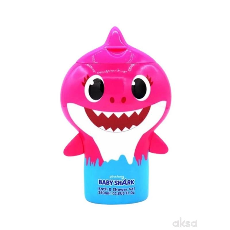 Baby shark kupka&gel za tusiranje pink 350ml 