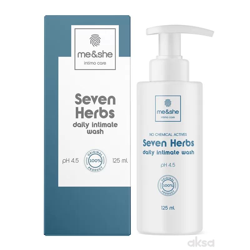 Me&she seven herbs gel za intimne regije 125ml 