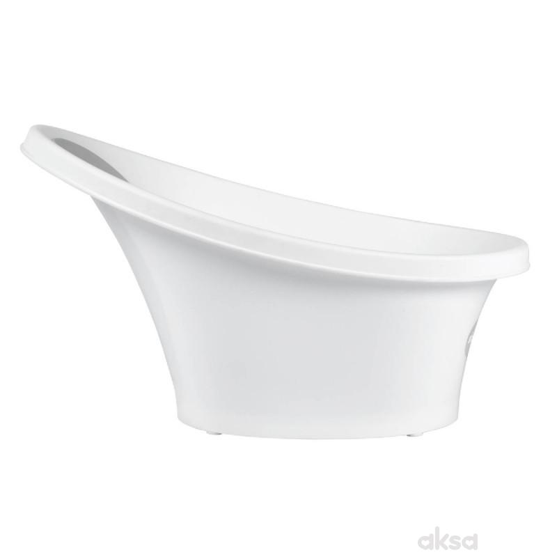 Shnuggle kadica za bebe do 12m, White/Grey 