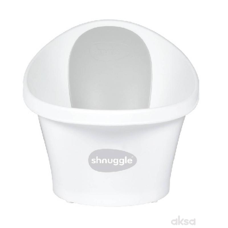 Shnuggle kadica za bebe do 12m, White/Grey 