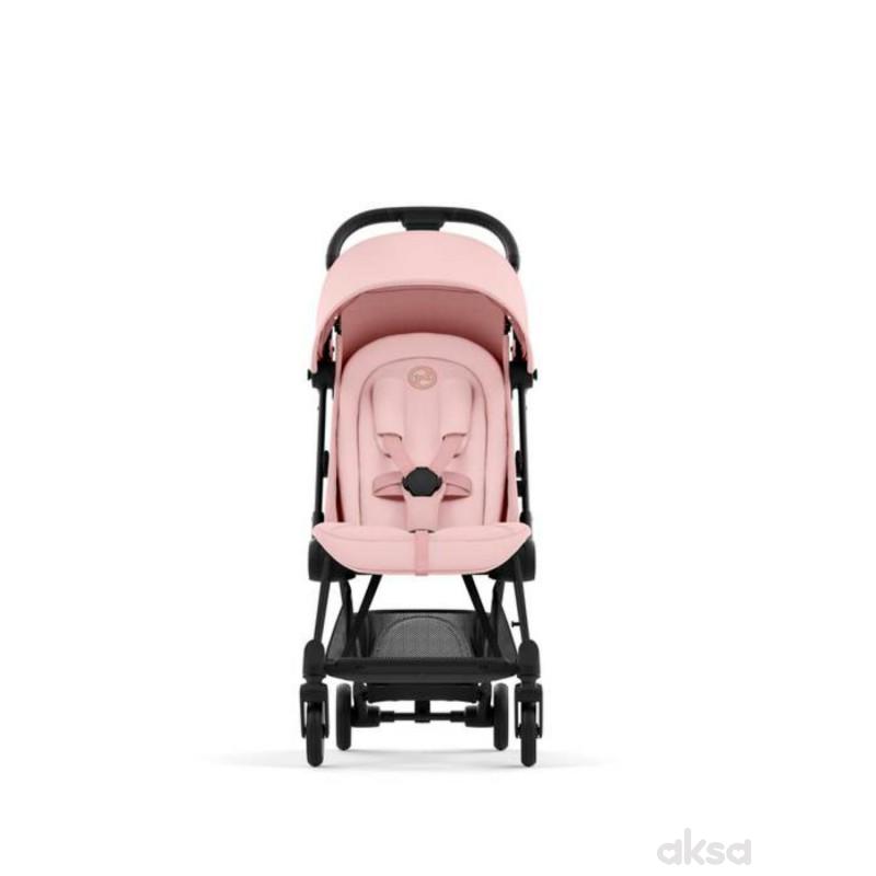 Cybex kolica Coya, Peach Pink (matt black ram) 