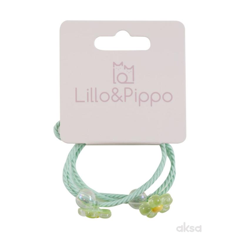 Lillo&Pippo gumica za kosu biser 
