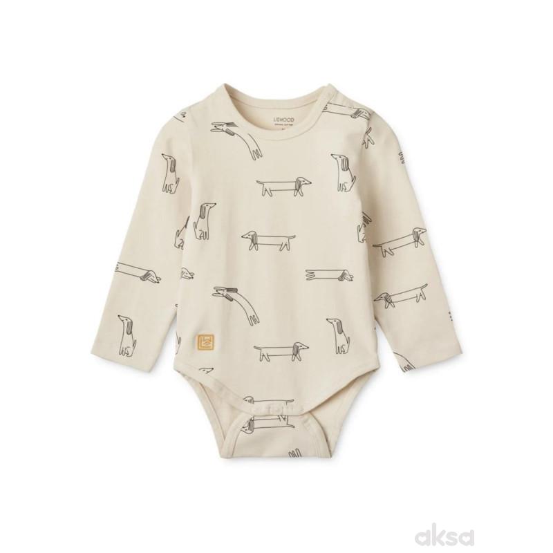 Liewood bodi benka Yanni 2kom, Dog Sandy/YellowM