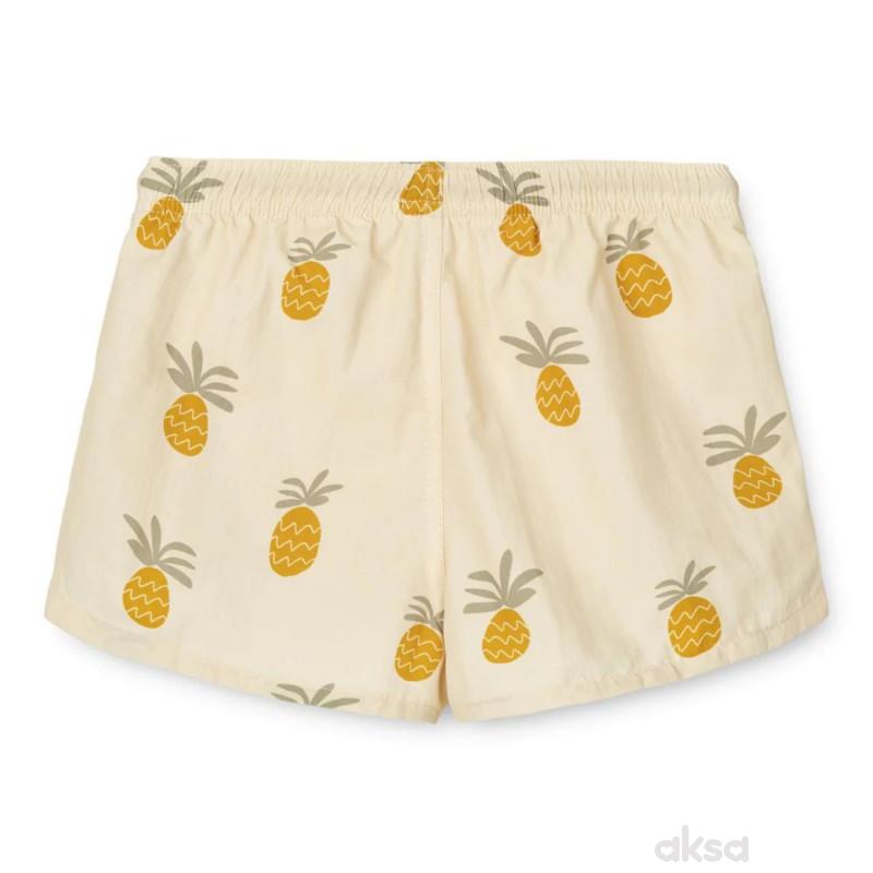 Liewood kupaći šorc Aiden, Pineapples/Cloud cream